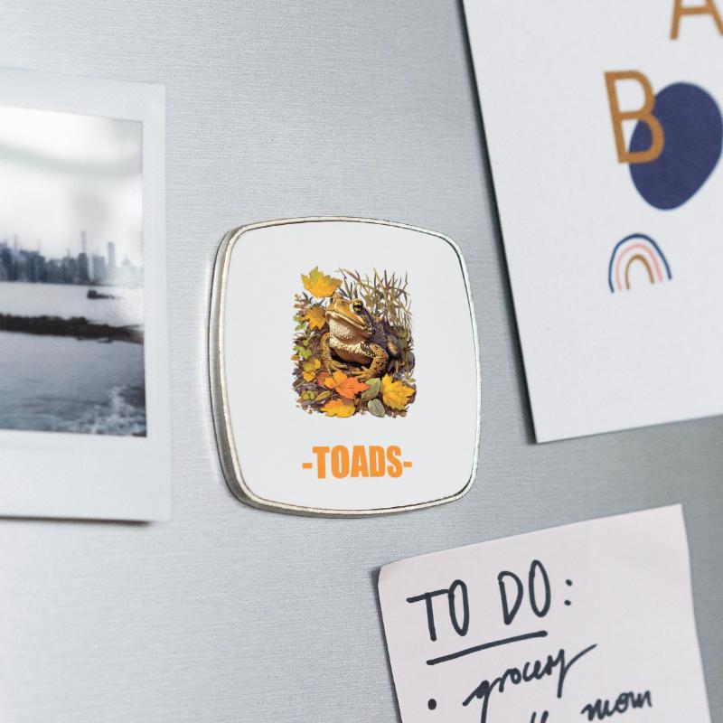 Square fridge magnet