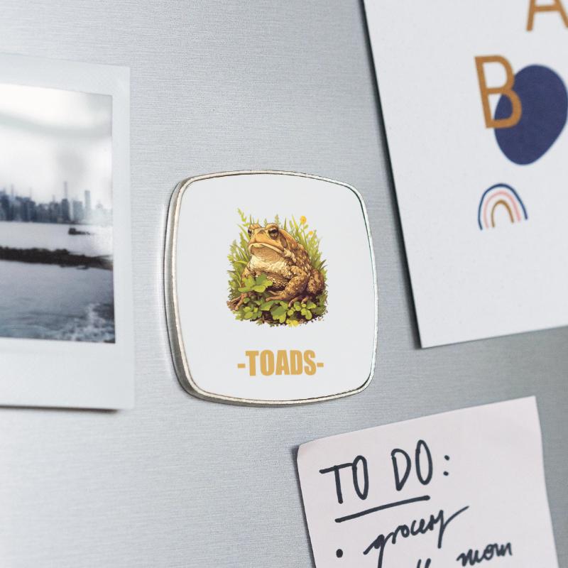 Square fridge magnet