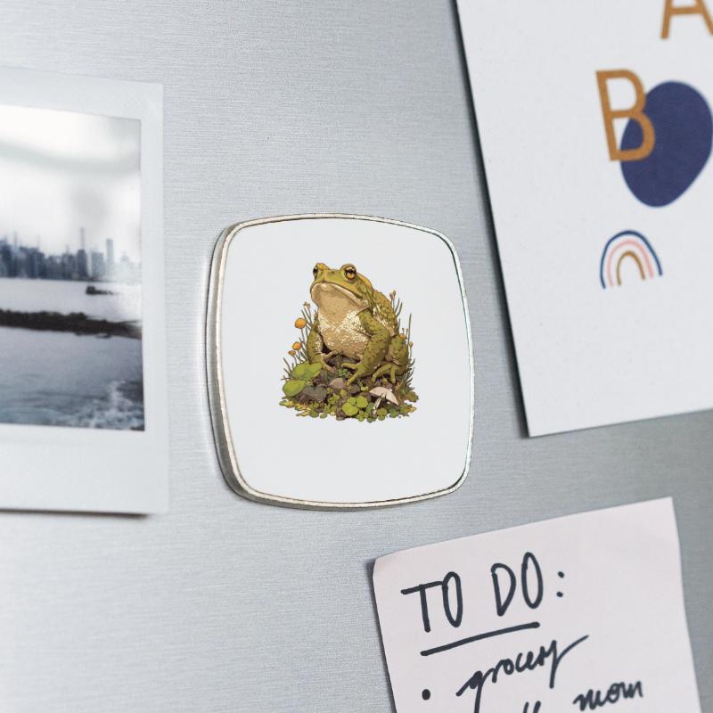 Square fridge magnet