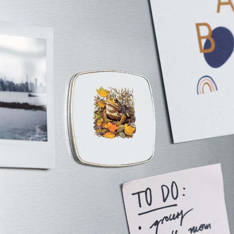 Square fridge magnet