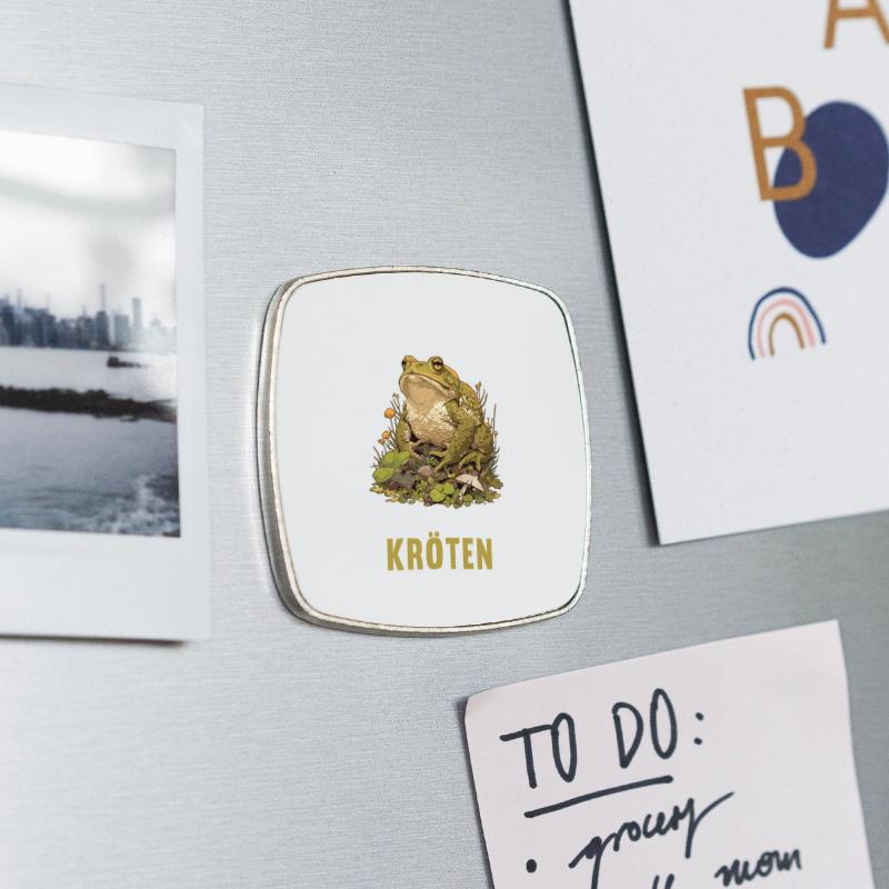 Square fridge magnet