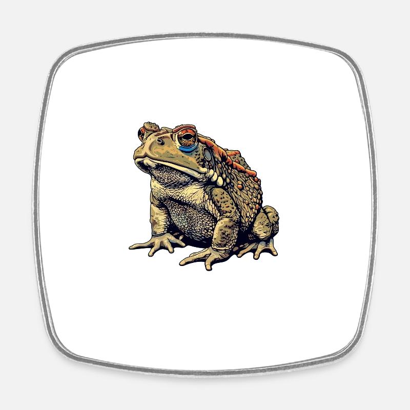Crapaud crapaud crapaud - Magnet carré - blanc