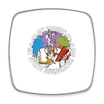 Events Coordinator My Passion My Events Organizer - Square fridge magnet - white - Front