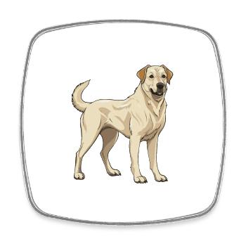 Kangal Hund Tier - Viereckiger Kühlschrankmagnet - Weiß - Vorne