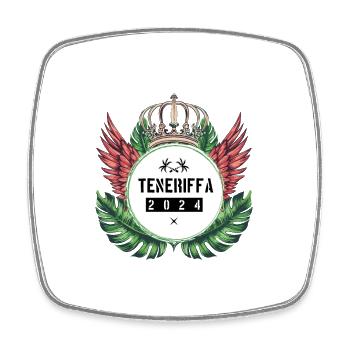 L’équipe de Tenerife 2024 - Magnet carré - blanc - Devant