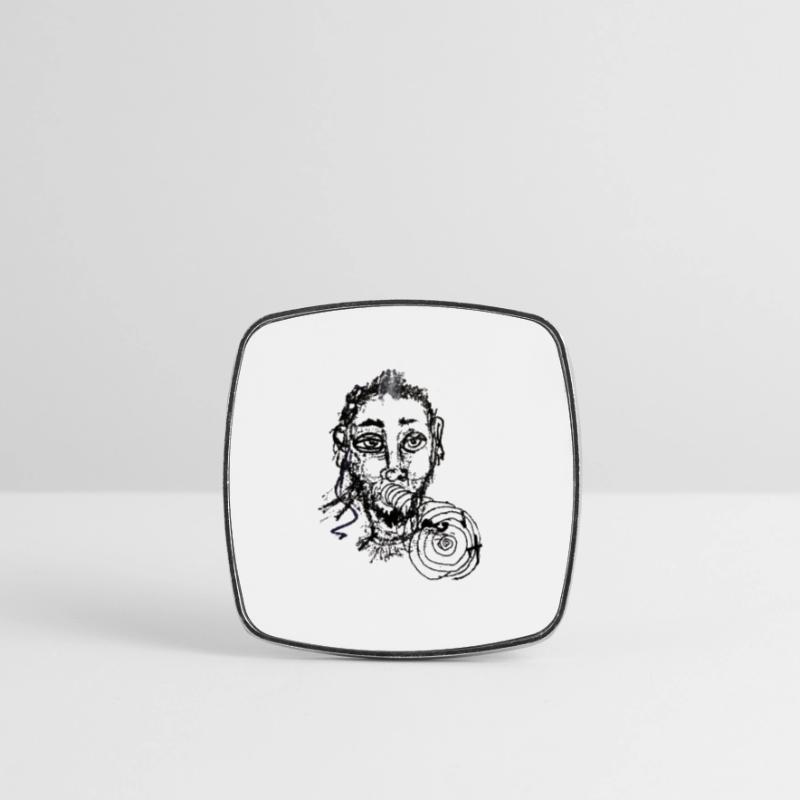 Techno Celebrations Berlin Square fridge magnet