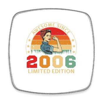 2006 Anniversaire des femmes Édition limitée Vintage - Magnet carré - blanc - Devant