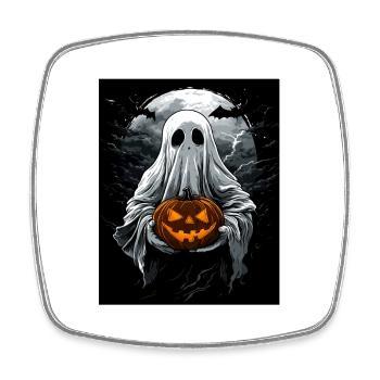 Cadeau d’Halloween Femmes Hommes Enfants Décoration - Magnet carré - blanc - Devant