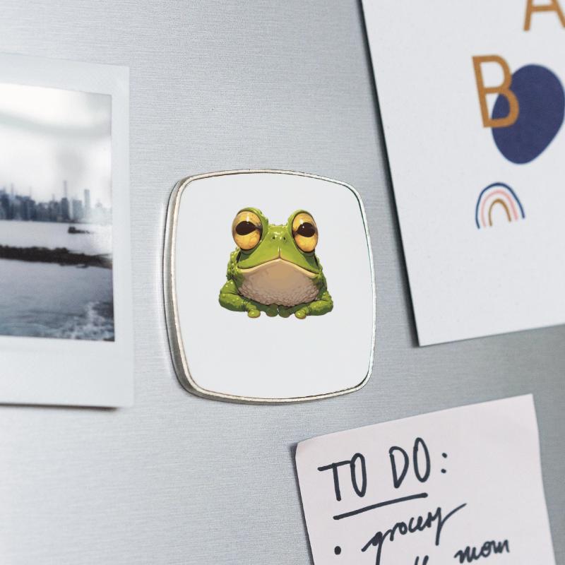 Square fridge magnet