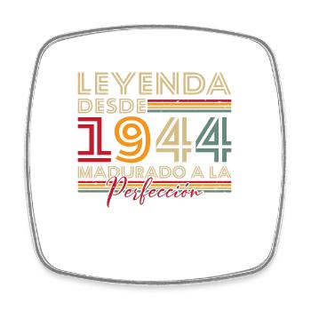 Légende depuis 1944 Cadeau d’anniversaire - Magnet carré - blanc - Devant