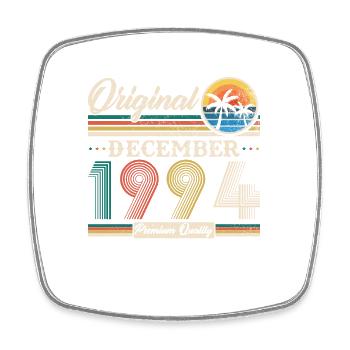 Birthday Gift Born In December 1994 - Square fridge magnet - white - Front