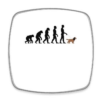 Cocker Spaniel - Square fridge magnet - white - Front