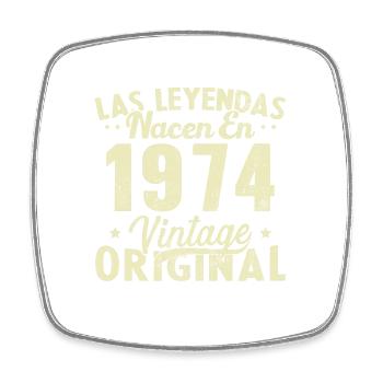 Original 1974 Vinatge Cadeau d’anniversaire - Magnet carré - blanc - Devant