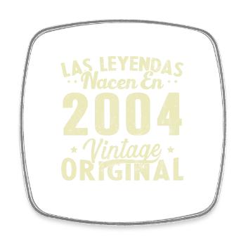 Original 2004 Vinatge Geburtstagsgeschenk - Viereckiger Kühlschrankmagnet - Weiß - Vorne