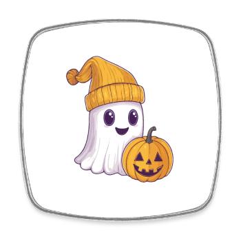 Cadeau d’Halloween Femmes Hommes Enfants Décoration - Magnet carré - blanc - Devant