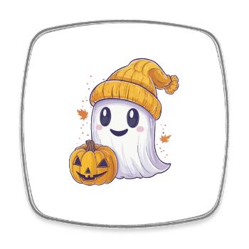 Cadeau d’Halloween Femmes Hommes Enfants Décoration - Magnet carré - blanc - Devant