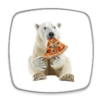 Polar bear - Square fridge magnet - white - Front