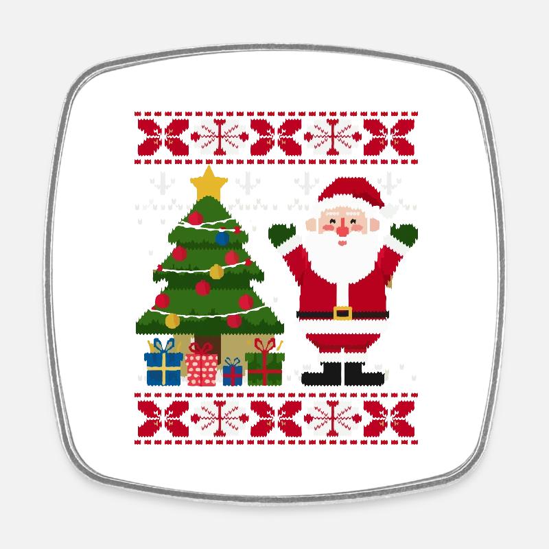 Ugly Sweeter Snta - Square fridge magnet - white