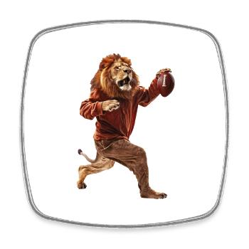 Lions Football - Square fridge magnet - white - Front