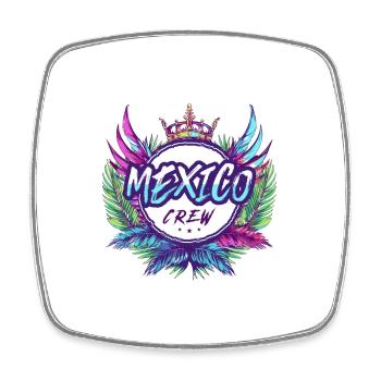 Mexiko Crew Bunt - Viereckiger Kühlschrankmagnet - Weiß - Vorne