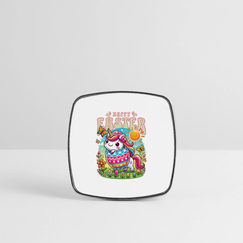 Easter Happy Easter Easter Bunny Easter Egg Spring Square fridge magnet