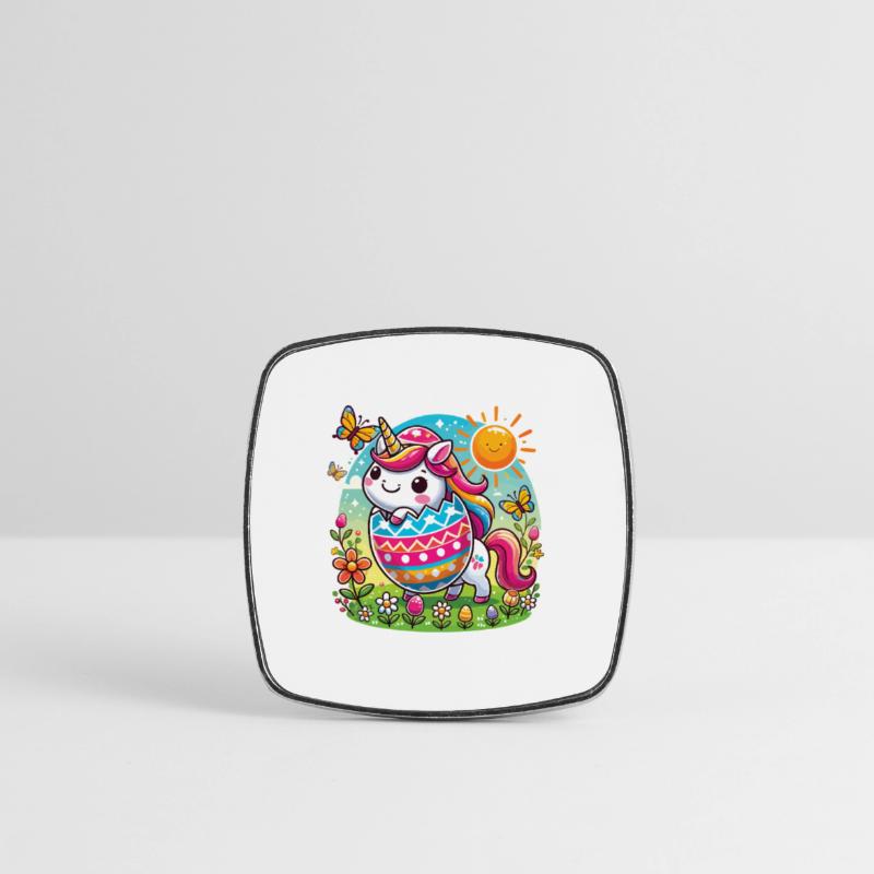 Easter Happy Easter Easter Bunny Easter Egg Spring Square fridge magnet