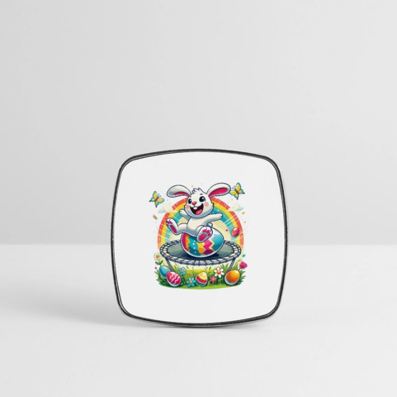 Easter Happy Easter Easter Bunny Easter Egg Spring Square fridge magnet