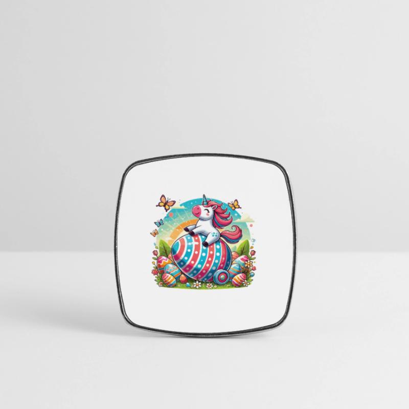 Easter Happy Easter Easter Bunny Easter Egg Spring Square fridge magnet