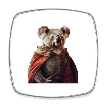 Koala - Viereckiger Kühlschrankmagnet - Weiß - Vorne