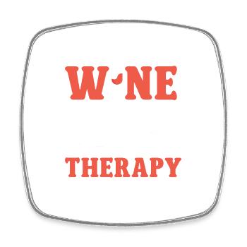 Wine Tasting Funny Wine Lover - Square fridge magnet - white - Front