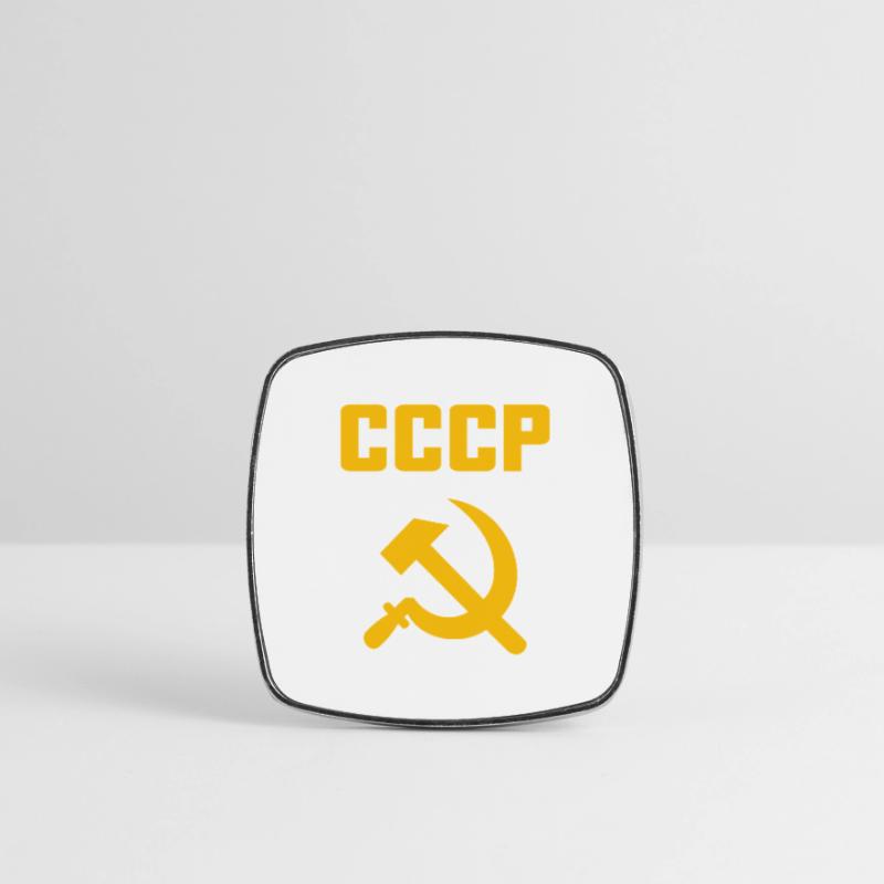 sovietico - Falce e martello Unione Sovietica - comunista Calamita quadrata da frigo