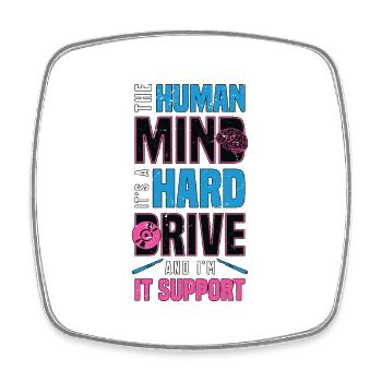Neurosurgeon The Human Mind It's Neuroscience - Square fridge magnet - white - Front