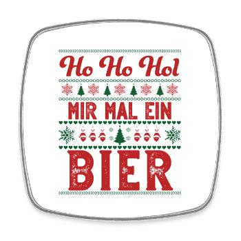 beer4 Plan de travail 1 - Magnet carré - blanc - Devant