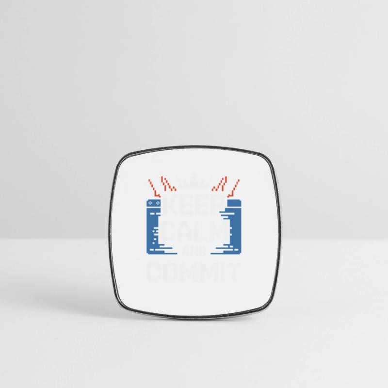 Codieren Von Ninja Programmer Debugging Master Viereckiger Kühlschrankmagnet