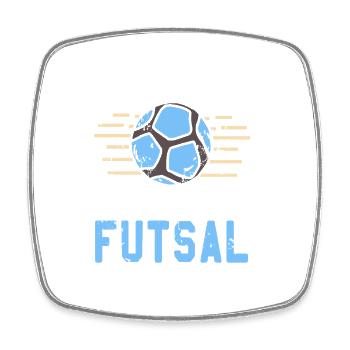 Life Is Better When You Play Futsal Sports Quote - Viereckiger Kühlschrankmagnet - Weiß - Vorne