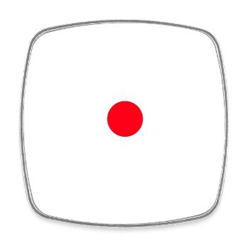 Tokyo City, Japan - Square fridge magnet - white - Front
