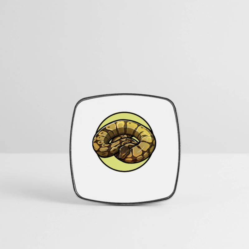 Ball Python Roi Python Roi Python Magnet carré