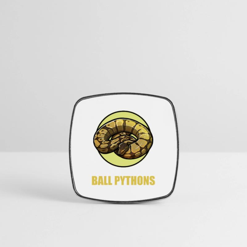 Ball Python Roi Python Roi Python Magnet carré
