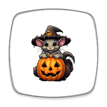 Halloween - Square fridge magnet - white - Front