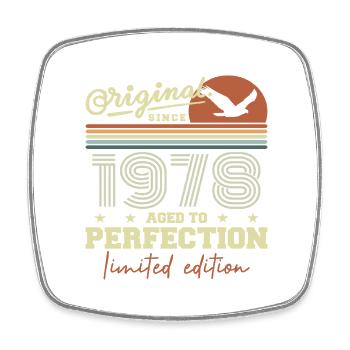 Original 1978 cadeau anniversaire 1945 rétro 1978 - Magnet carré - blanc - Devant