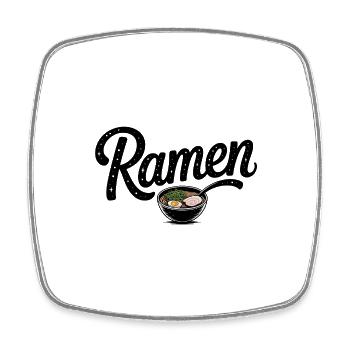 Ramen - Food Lover Design - Square fridge magnet - white - Front