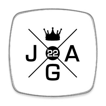 Jga 2022 - Viereckiger Kühlschrankmagnet - Weiß - Vorne