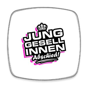 Junggesellinnen Abschied Jga - Viereckiger Kühlschrankmagnet - Weiß - Vorne