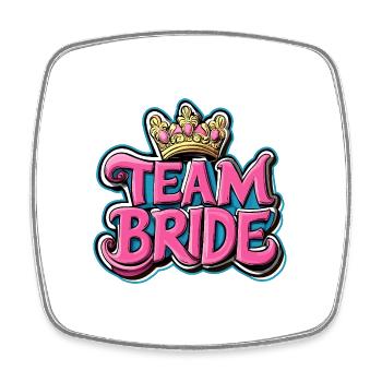 Team Bridal Wedding - Square fridge magnet - white - Front