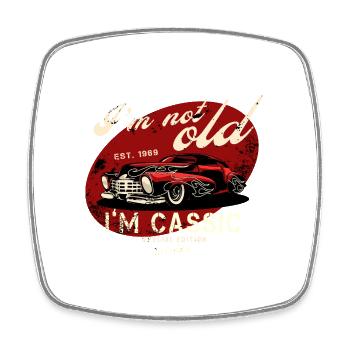 Je ne suis pas vieux, je suis classique. Édition spéciale 1969. - Magnet carré - blanc - Devant