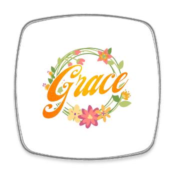 Inspirierend Christlich Religiös Geschenk - Viereckiger Kühlschrankmagnet - Weiß - Vorne