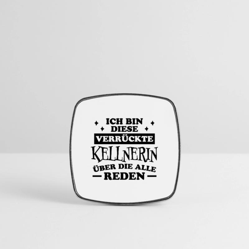 Kellnerin Spruch Kellner Beruf Kellnerin Geschenk Viereckiger Kühlschrankmagnet