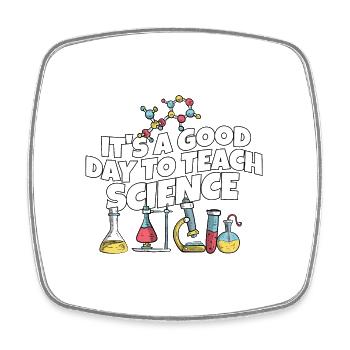 It's A Good Day Teach Science Teacher Science - Viereckiger Kühlschrankmagnet - Weiß - Vorne