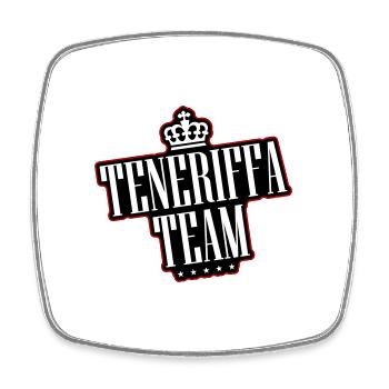 Tenerife Team - Square fridge magnet - white - Front