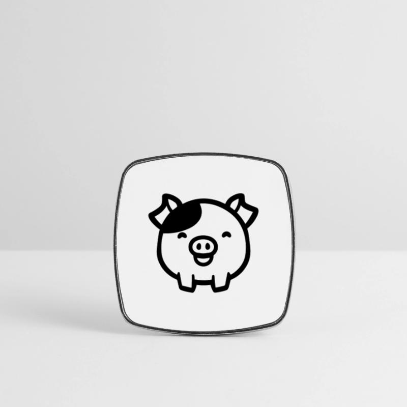 maiale Calamita quadrata da frigo